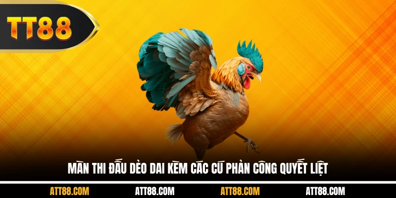 Màn thi đấu dẻo dai kèm các cú phản công quyết liệt